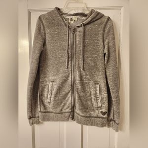 Roxy, zip down hooded sweatshirt,  junior's size M